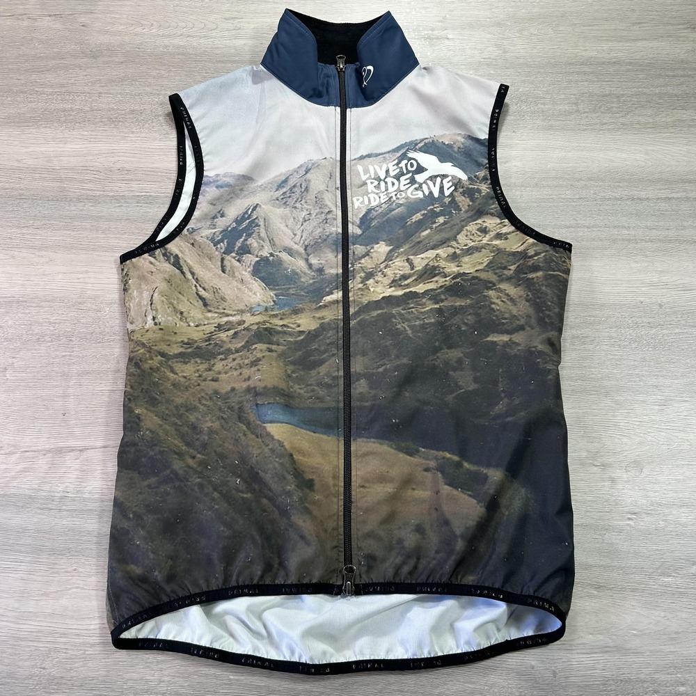 Primal Wear Cycling Vest Mens Medium Hell on Wheels Cycle Oregon 2012 Full Zip